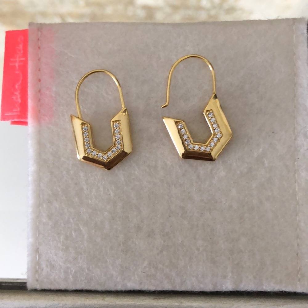 India Hicks Baccarat earrings